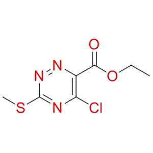 3-甲硫基-5-氯-6-甲酸乙酯-1,2,4-三嗪