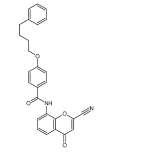N-(2-氰基-4-氧代-4H-1-苯并吡喃-8-基)-4-(4-苯基丁氧基)苯甲酰胺