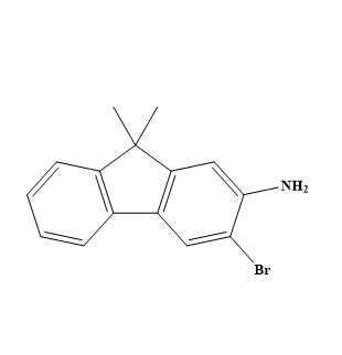 3-溴-9,9-二甲基-9H-芴-2-胺,3-bromo-9,9-dimethyl-9H-fluoren-2-amine