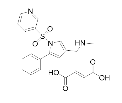 沃诺拉赞杂质21,N-methyl-1-(5-phenyl-1-(pyridin-3-ylsulfonyl)-1H-pyrrol-3-yl)methanamine fumarate