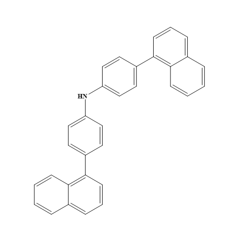 4-(1-萘基)-N-[4-(1-萘基)苯基]苯胺,4-(1-Naphthalenyl)-N-[4-(1-naphthalenyl)phenyl]benzenamine