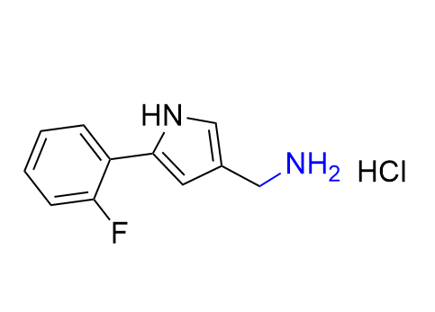 沃诺拉赞杂质54,(5-(2-fluorophenyl)-1H-pyrrol-3-yl)methanamine hydrochloride