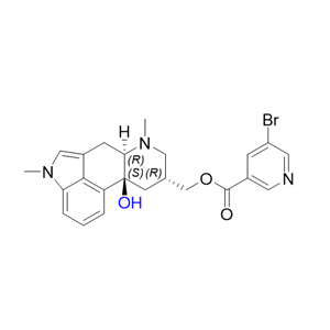 尼麦角林杂质07,((6aR,9R,10aS)-10a-hydroxy-4,7-dimethyl-4,6,6a,7,8,9,10,10a- octahydroindolo[4,3-fg]quinolin-9-yl)methyl 5-bromonicotinate