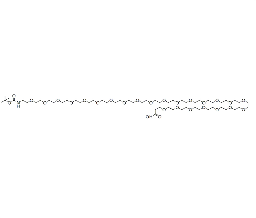叔丁氧羰基-PEG24-羧酸,t-boc-N-amido-PEG24- acid