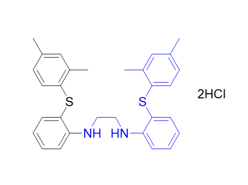 沃替西汀杂质16,N1,N2-bis(2-((2,4-dimethylphenyl)thio)phenyl)ethane-1,2-diamine dihydrochloride