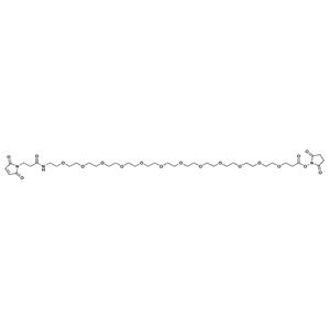 马来酰亚胺-酰胺-PEG12-琥珀酰亚胺酯,Mal-amido-PEG12-NHS Ester