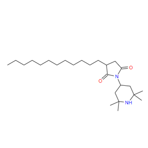 3-十二烷基-1-(2,2,6,6-四甲基-4-哌嗪基)吡咯烷-2,5-二酮；79720-19-7