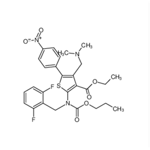 3-Thiophenecarboxylic acid, 2-[[(2,6-difluorophenyl)methyl](propoxycarbonyl)amino]-4-[(dimethylamin