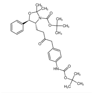 tert-butyl(4R,5R)-4-(4-(4-((tert-butoxycarbonyl)amino)phenyl)-3-oxobutyl)-2,2-dimethyl-5-phenyloxaz