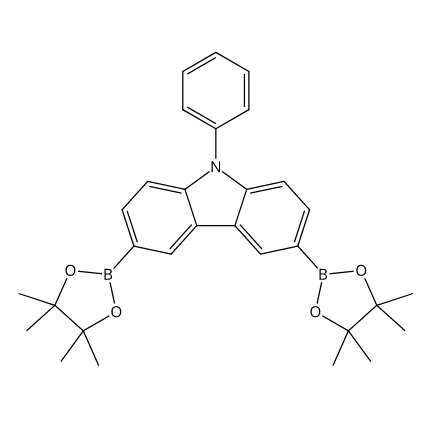 3,6-二硼酸频哪醇酯-9-苯基咔唑,3,6-Bis(4,4,5,5-tetramethyl-1,3,2-dioxaborolan-2-yl)-9-phenylcarbazole