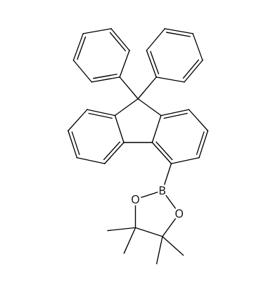 4-硼酸频哪醇酯-9,9'-二苯基芴,4-(4,4,5,5-Tetramethyl-1,3,2-dioxaborolan-2-yl)-9,9-diphenylfluorene