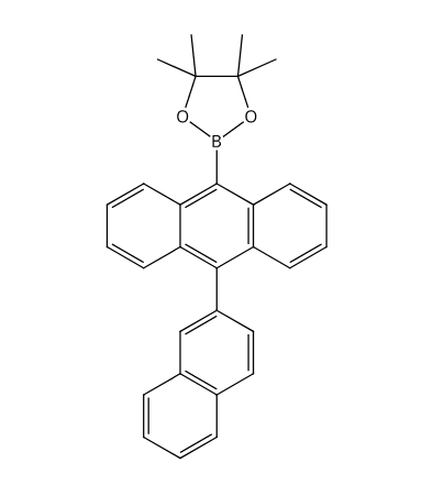 [10-(2-萘基)-9-蒽]硼酸频哪醇酯,4,4,5,5-Tetramethyl-2-[10-(2-naphthalenyl)-9-anthracenyl]-1,3,2-dioxaborolane