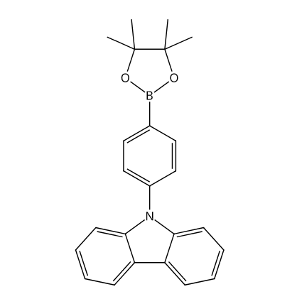 9-[(4-硼酸頻哪醇酯)苯基]咔唑,9-[4-(4,4,5,5-Tetramethyl-1,3,2-dioxaborolan-2-yl)phenyl]carbazole