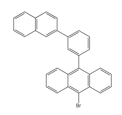 9-溴-10-[3-(2-萘基)苯基]蒽,9-Bromo-10-[3-(2-naphthalenyl)phenyl]anthracene