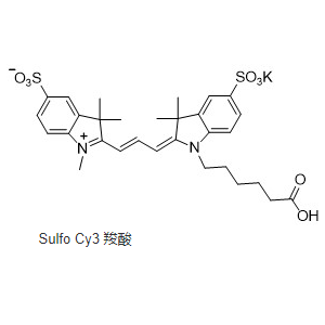 磺酸基-Cy3 羧酸,Sulfo-Cy3 carboxylic acid