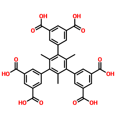 1,3,5-三甲基-2,4,6-三(3',5'-二羧基苯基)]苯,2,4,6-trimethylbenzene-1,3,5-triylisophthalate