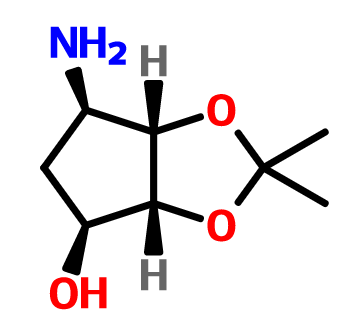 (3AR,4S,6R,6AS)-6-氨基四氢-2,2-二甲基-4H-环戊烯并-1,3-二氧杂环戊烷-4-醇,(3aR,4S,6R,6aS)-6-Aminotetrahydro-2,2-dimethyl-4H-cyclopenta-1,3-dioxol-4-ol