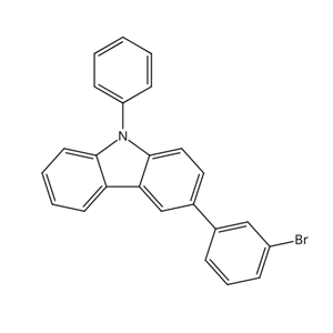 3-(3-溴苯基)-9-苯基-9H-c咔唑,3-(3-Bromophenyl)-9-phenyl-9H-carbazole