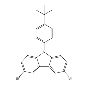 3,6-二溴-9-(4-叔丁基苯基)-9H-咔唑