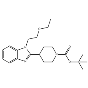 4-[1-(2-乙氧基乙基)-1H-苯并咪唑-2-基]-1-哌啶羧酸叔丁酯