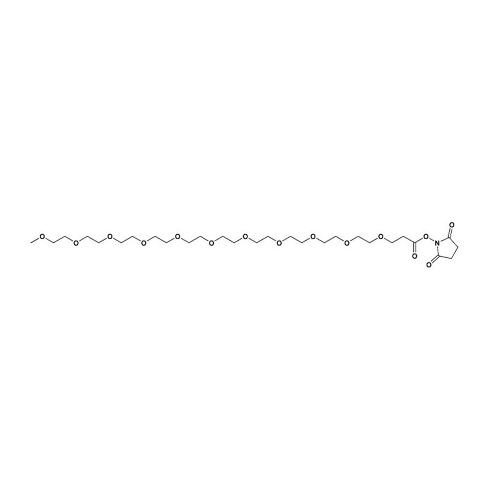 甲基-PEG10-琥珀酰亚胺酯,m-PEG10-NHS ester