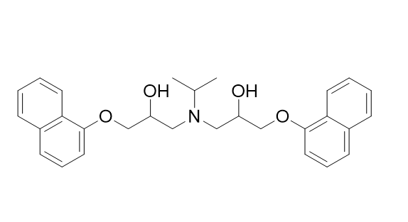 普萘洛尔杂质B,1,1′-[(propan-2-yl)azanediyl]bis[(2E)-3-[(naphthalen-1-yl)oxy] propan-2-ol