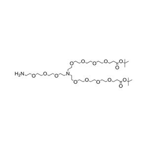 N-(氨基-PEG3)-N-双(PEG4-叔丁酯)