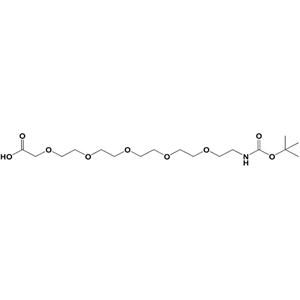 叔丁氧羰基-PEG5-乙酸