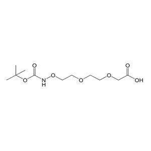 叔丁氧羰基-氨氧基-PEG2-乙酸