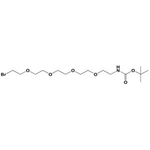 叔丁氧羰基-PEG4-溴,t-boc-N-amido-PEG4-bromide