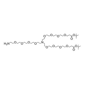 N-(氨基-PEG4)-N-双(PEG4-叔丁酯),N-(Amino-PEG4)-N-bis(PEG4-t-butyl ester)
