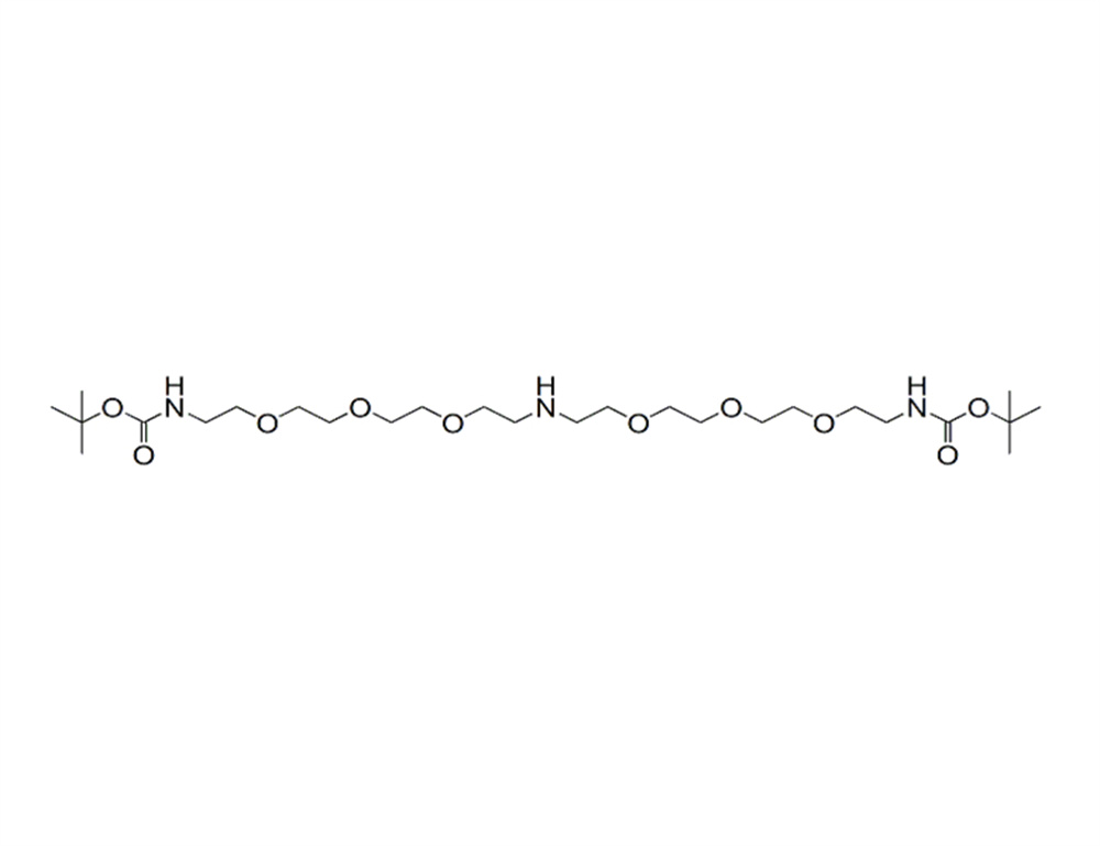 NH-双(三聚乙二醇-叔丁氧羰基),NH-bis(PEG3-Boc)