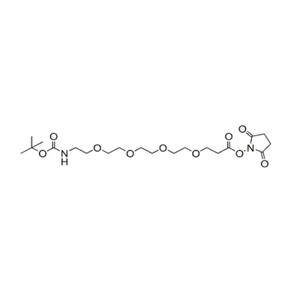 叔丁氧羰基-PEG4-琥珀酰亚胺酯,t-boc-N-amido-PEG4-NHS ester