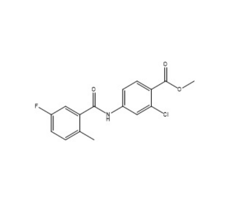 2-chloro-4-(5-fluoro-2-methyl-benzoylamino)-benzoic acid methyl ester,2-chloro-4-(5-fluoro-2-methyl-benzoylamino)-benzoic acid methyl ester