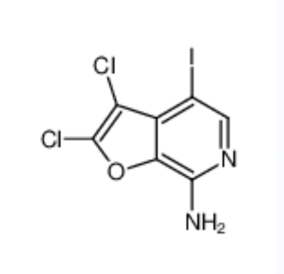 2,3-Dichloro-4-iodofuro[2,3-c]pyridin-7-amine,2,3-Dichloro-4-iodofuro[2,3-c]pyridin-7-amine