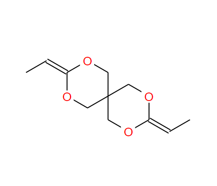 3,9-二亞乙基-2,4,8,10-四氧雜螺[5,5]十一烷,2,4,8,10-Tetraoxaspiro[5.5]undecane, 3,9-diethylidene-