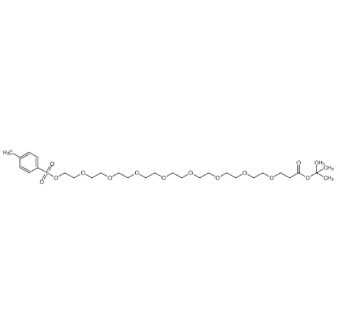 对甲苯磺酸酯丙酸叔丁酯八乙二醇,Tos-PEG9-t-butyl ester