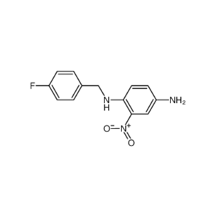 2-氨基-5-[(4-氟苄基)氨基]-1-硝基苯,2-Amino-5-[(4-fluorobenzyl)amino]-1-nitrobenzene