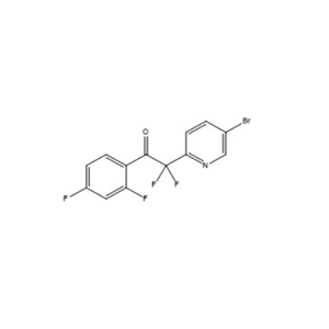 2-(5-bromopyridin-2-yl)-1-(2,4-difluorophenyl)-2,2-difluoroethanone,2-(5-bromopyridin-2-yl)-1-(2,4-difluorophenyl)-2,2-difluoroethanone