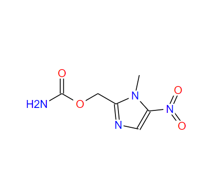 洛硝哒唑,(1-methyl-5-nitroimidazol-2-yl)methyl carbamate