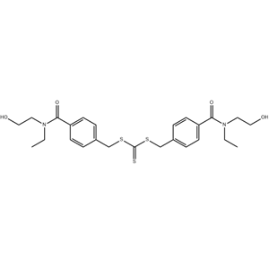 双{4-[乙基-（2-羟基乙基）氨基甲酰]苄基} 三硫代碳酸,Bis{4-[ethyl-(2-hydroxyethyl)carbamoyl]benzyl} Trithiocarbonate