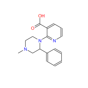 米氮平酸,2-(4-Methyl-2-phenylpiperazin-1-yl)nicotinic acid