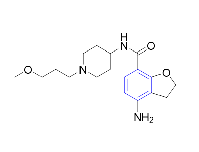 普芦卡必利杂质04,4-amino-N-(1-(3-methoxypropyl)piperidin-4-yl)-2,3-dihydrobenzofuran-7-carboxamide