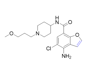 普芦卡必利杂质06,4-amino-5-chloro-N-(1-(3-methoxypropyl)piperidin-4-yl)benzofuran-7-carboxamide