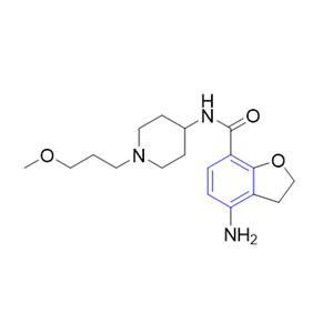 普芦卡必利杂质04,4-amino-N-(1-(3-methoxypropyl)piperidin-4-yl)-2,3-dihydrobenzofuran-7-carboxamide