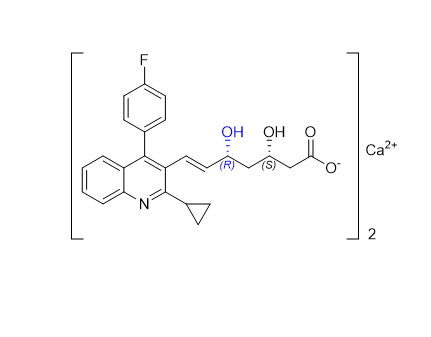 匹伐他汀杂质06,Monocalcium   bis[(3S,5R,E)-7-(2-cyclopropyl-4-(4-fluorophenyl)quinolin-3-yl)-3,5-dihydroxyhept-6-enoate]