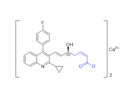 匹伐他汀杂质07,Monocalciumbis[(S,2Z,6E)-7-(2-cyclopropyl-4-(4-fluorophenyl)quinolin-3-yl)-5-hydroxyhepta-2,6-dienoate]