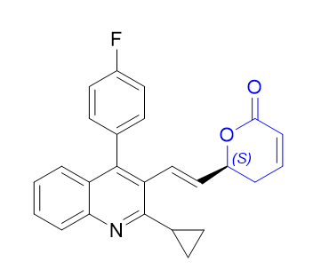 匹伐他汀杂质09,(S,E)-6-(2-(2-cyclopropyl-4-(4-fluorophenyl)quinolin-3-yl)vinyl)-5,6-dihydro-2H-pyran-2-one