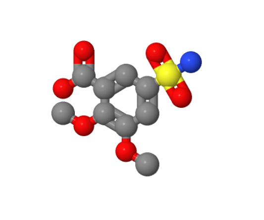 2,3-二甲氧基-5-磺酰胺苯甲酸,2,3-Dimethoxy-5-sulphamoylbenzoic acid