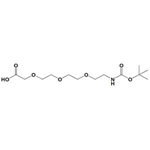 叔丁氧羰基-PEG3-乙酸